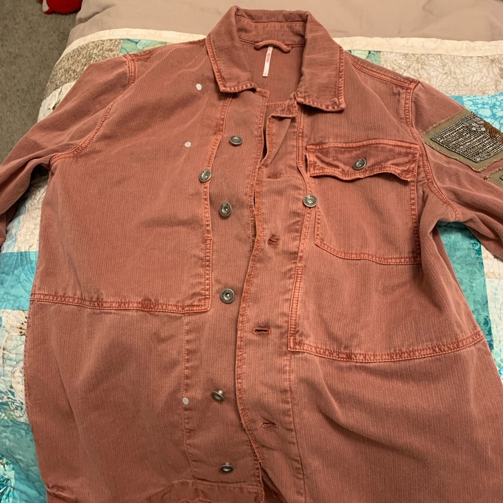 Free people military jacket